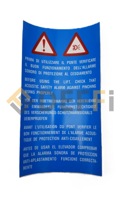 999911760-Plaquette alarme sonore