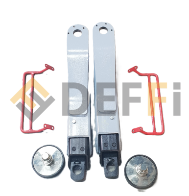 B1968-B1969N-Jeu de 2 bras courts 600-1100 équipé des tampons et protection pieds