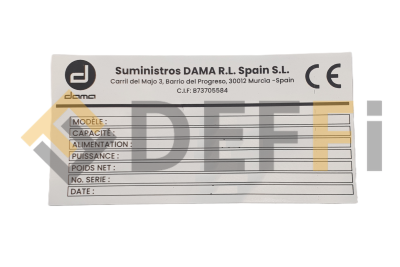 PEG.CE-Plaque signalétique CE pour matériel ISOTECH
Fabrication à la demande