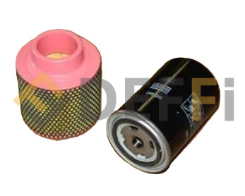 F0463DEF-Kit filtre air/huile  
Pour compresseur COMPAIR LUCHARD L11
Equivalent à la référence d'origine:
COMPAIR CK2076/1 KIT FILTRE HUILE/AIR