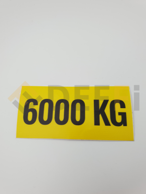 PEG.T-6000KG-Etiquette CMU 6000KG 