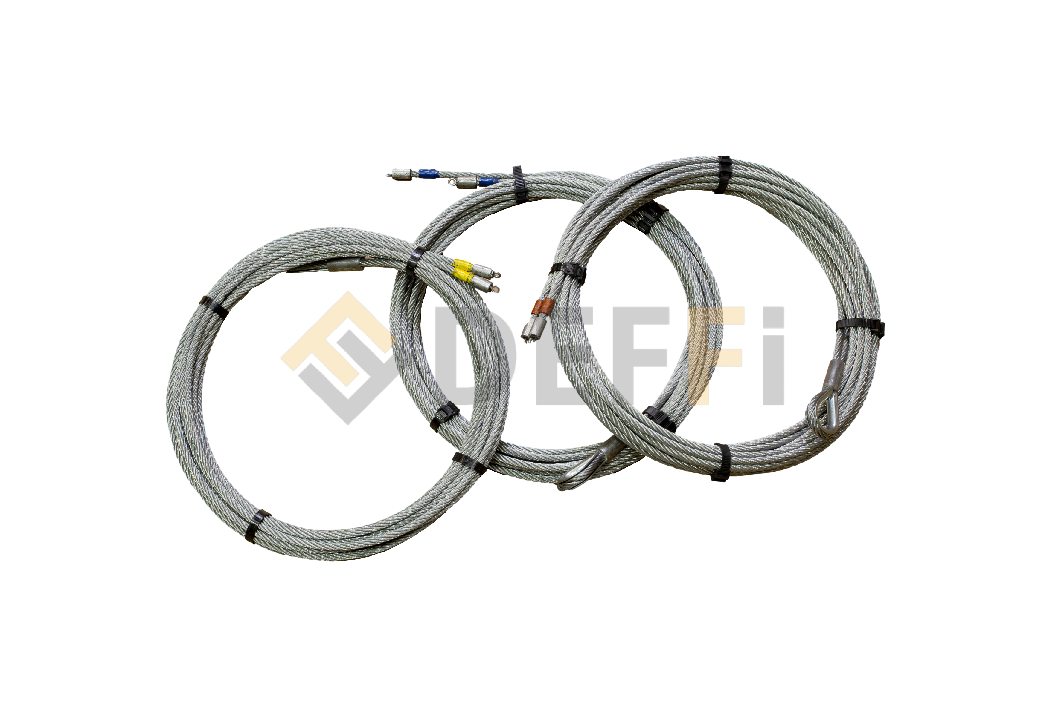 4768023-Jeu de 3 câbles acier diam 7mm