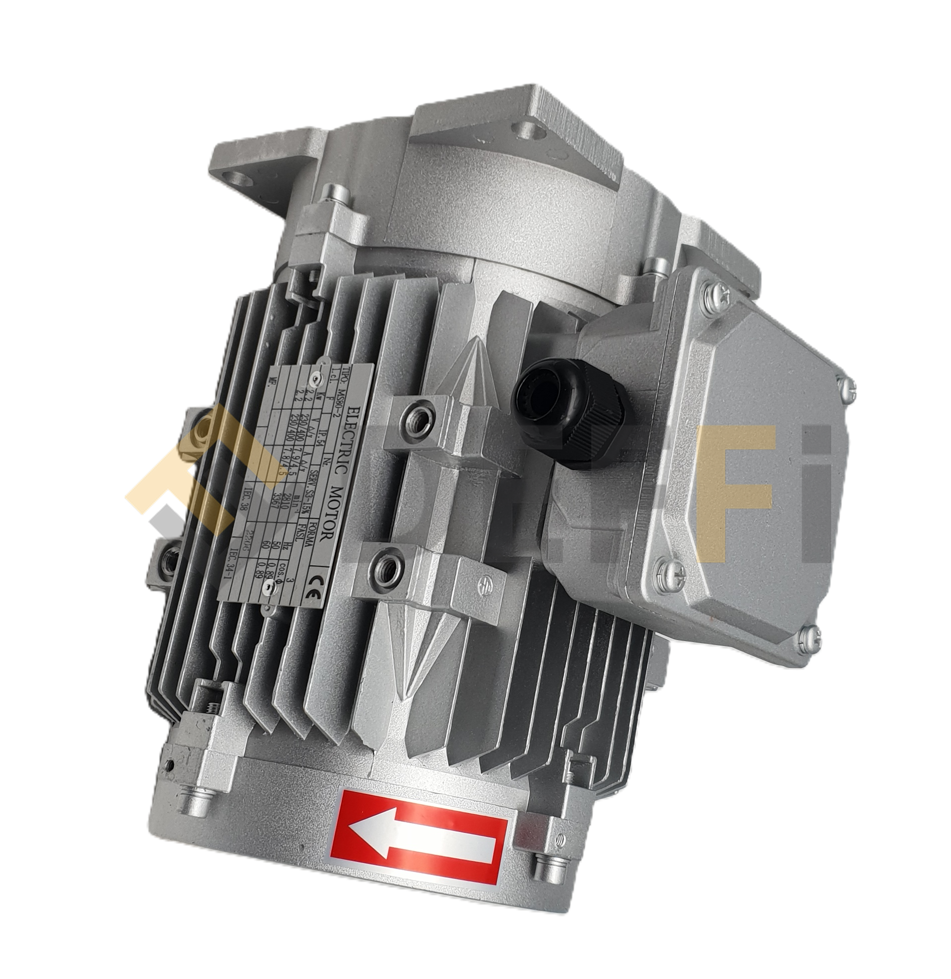 D3387-Moteur électrique 230-400/50t 2,2kw g80 2p