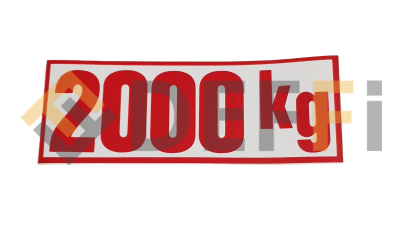 99990546-Etiquette capacite 2000kg
dimension : 80x250