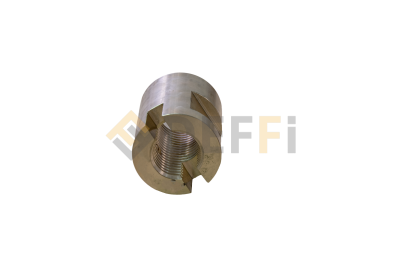 4480090-Ecrou porteur bronze M45x5 pas à droite
hauteur 65mm
Dext 70mm
Plus de rotule avec cet écrou
Valable uniquement pour les numéros de série jusqu'au 1141 - avril 1981