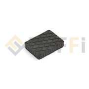 TPN0030-Tampon caoutchouc pour pont ciseaux  160 x 120 h30
